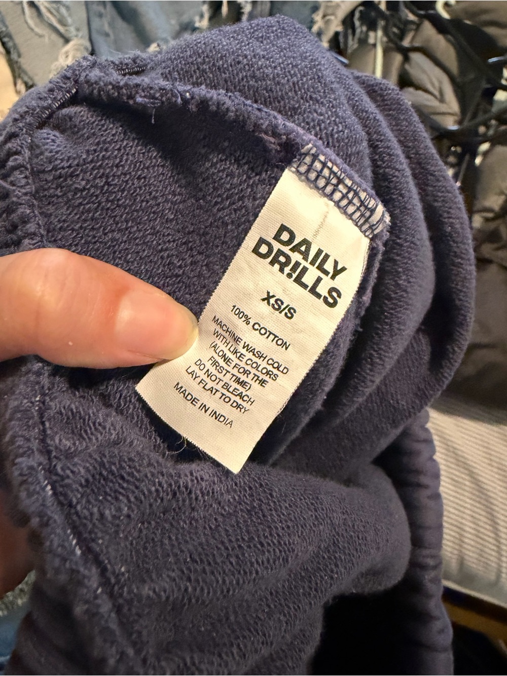 Daily Drills Navy Sweatpants - Picture 4 of 4